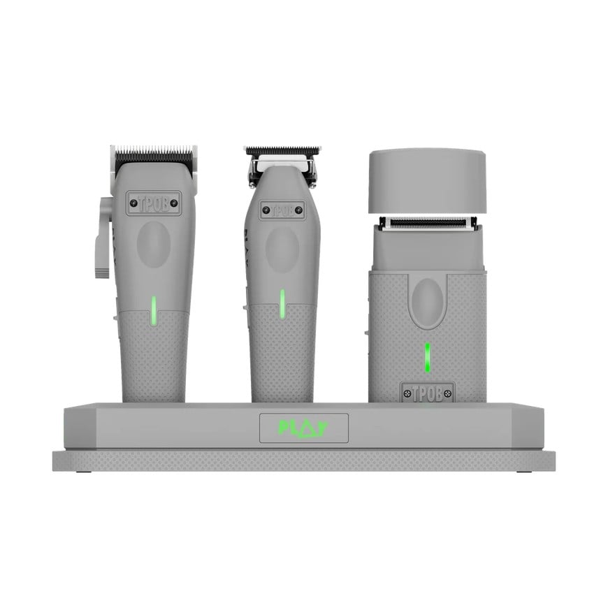 *-1 CLIPPER - TRIMMER - SHAVER TPOB PLAY MINI GREY BUNDLE WITH STAND