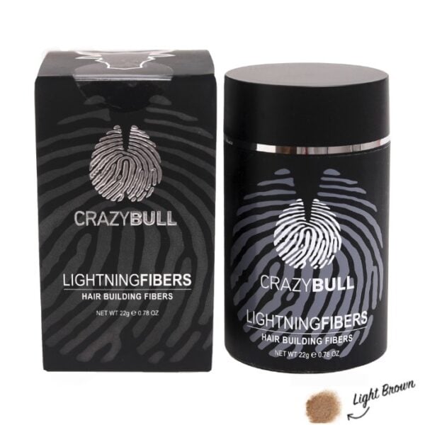 CRAZY BULL HAIR FIBERS LIGHT BROWN 22gr