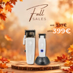 CLIPPER GAMMA PIU BRUSHLESS SABER II WHITE S/C + TRIMMER GAMMA PIU BRUSHLESS SABER S/C WHITE